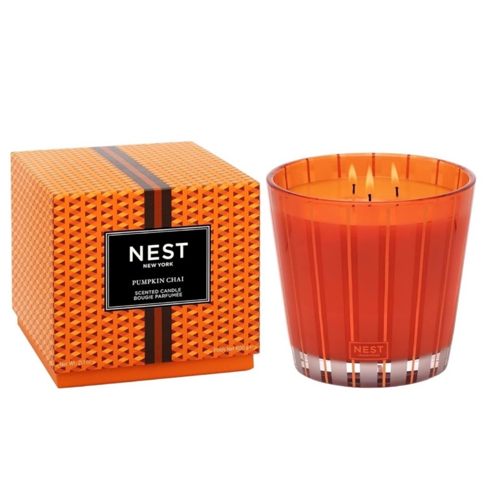 NEST New York Pumpkin Chai 3 Wick Candle 21 oz 600g